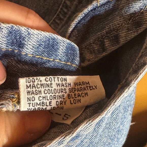 Vintage London London Blue Denim Overalls Shortalls Size Small - Picture 4 of 13